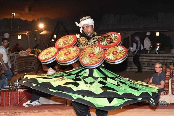 Desert Safari Dubai Live Shows Camel Ride Dinner with Quad Bikes