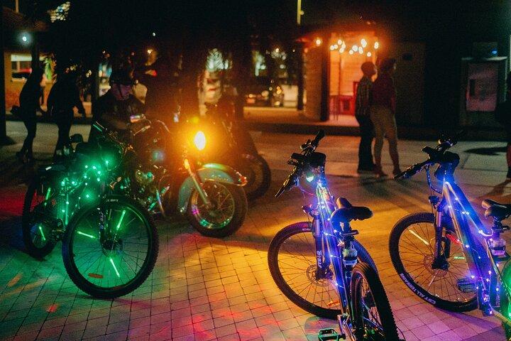 Semi-Private Twilight Glow Electric Bike Tour Downtown Oranjestad