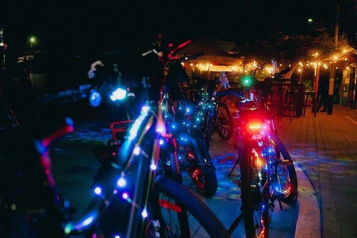 Semi-Private Twilight Glow Electric Bike Tour Downtown Oranjestad