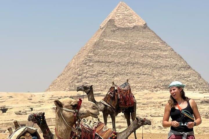VIP Giza Pyramids, Sphinx, Lunch, Camel Ride & inside pyramid