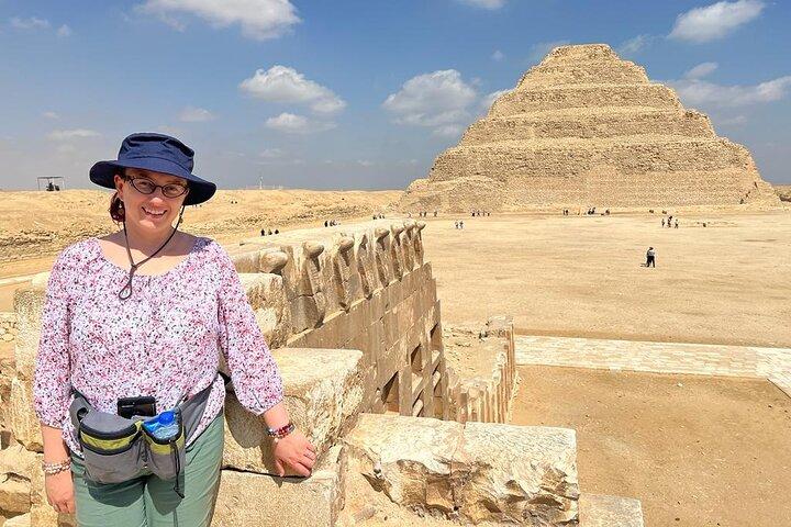 Private Tour Giza Pyramid Sphinx Memphis Saqqara Lunch CamelRide