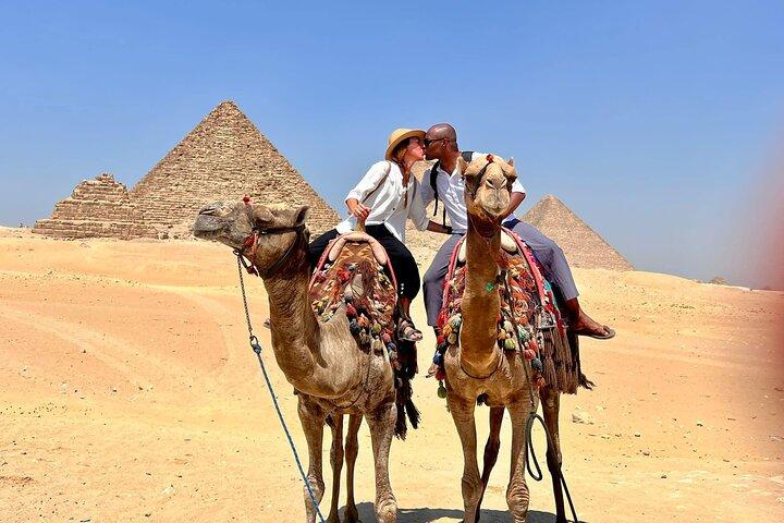 Private Tour Giza Pyramid Sphinx Memphis Saqqara Lunch CamelRide