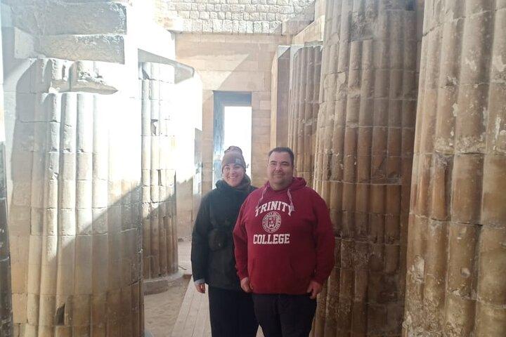 Private day trip Memphis, Saqqara& Giza Pyramids with the Sphinx