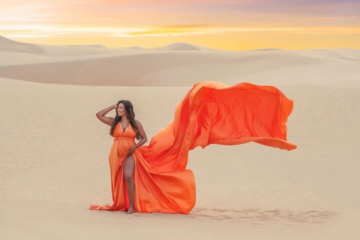 Flying dress photoshoot Dubai Solo, Couple and Group Session