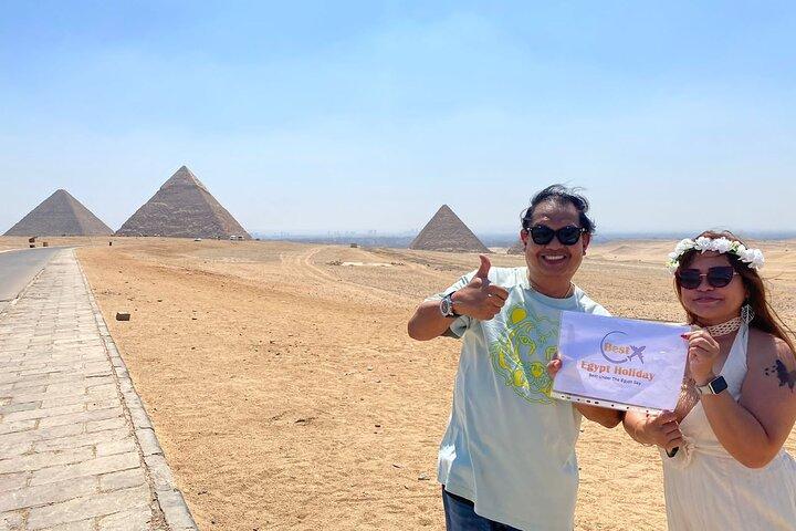 Giza Pyramids, Sphinx, Memphis, Saqqara PyramidsPrivate Day Tour