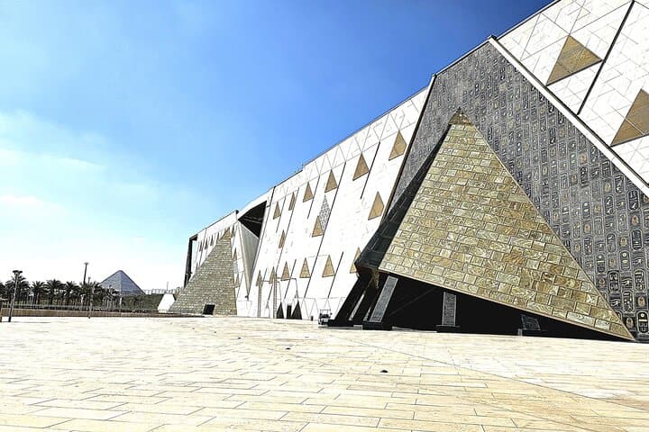 Grand Egyptian Museum, King Tut Gallery, Solar boat & lunch