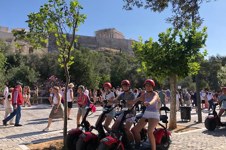 Athens Acropolis Official E-Scooter Guided Tour Fat E-Bike