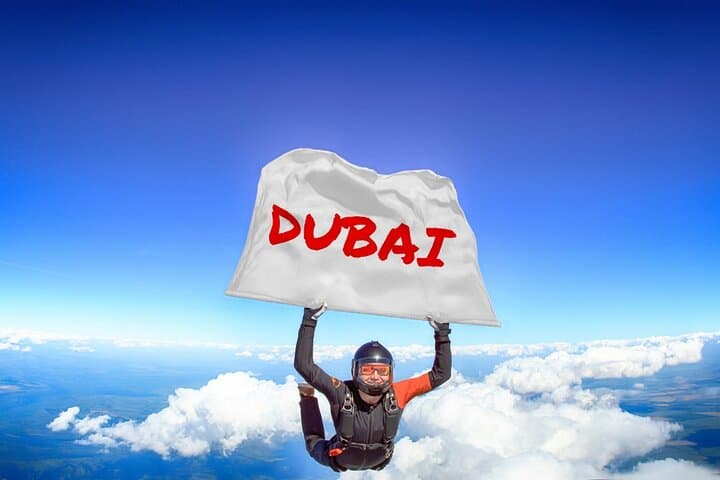 Skydive Over The Palm with Private Transportation