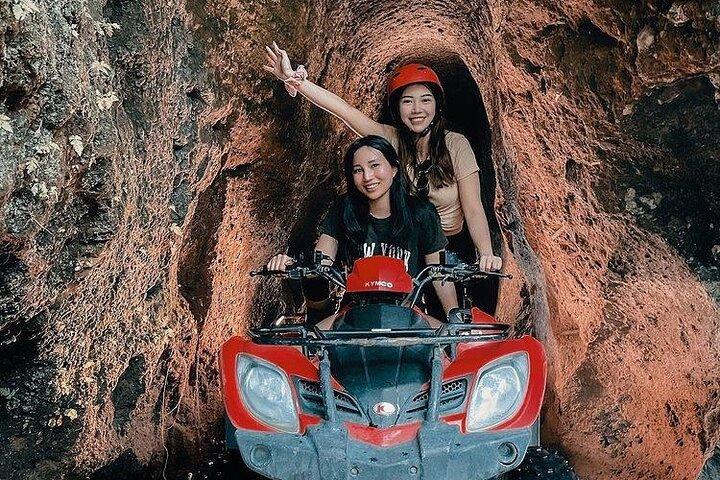 Quad Bike Ubud With Tunnel, Waterfall and Bali Rafting Adventure