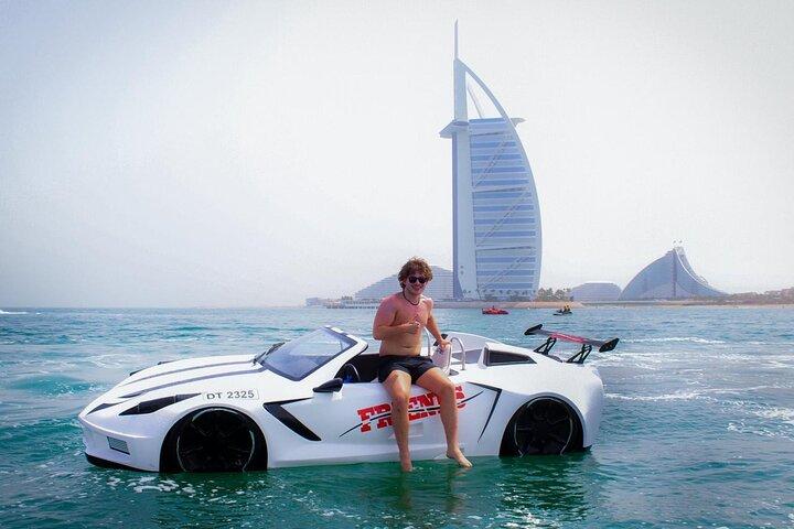 4 Pax Jet Car Ride in Dubai with Private Transfers