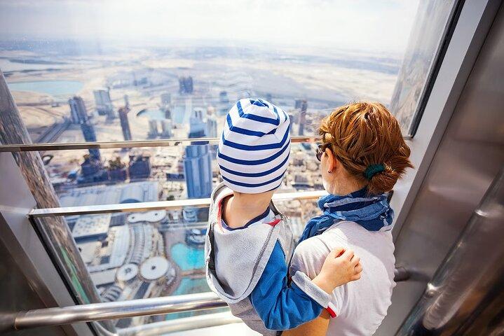 Burj Khalifa At the Top and Dubai Frame with Private Transfer