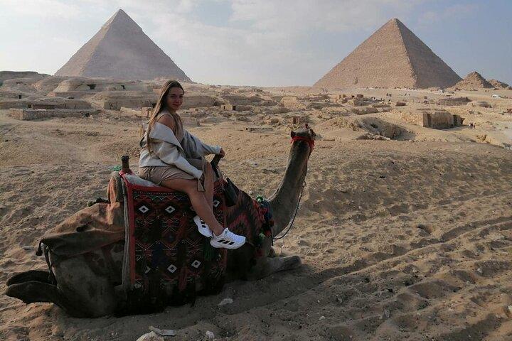 Top Rated Giza Pyramids,Sphinx,Camel ride,lunch & inside pyramids