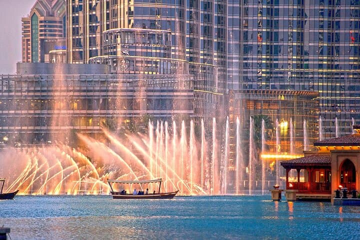 Dubai Fountain Show & Lake Ride Tickets with Transfers Option