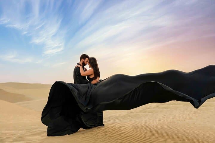 Flying dress photoshoot Dubai Solo, Couple and Group Session