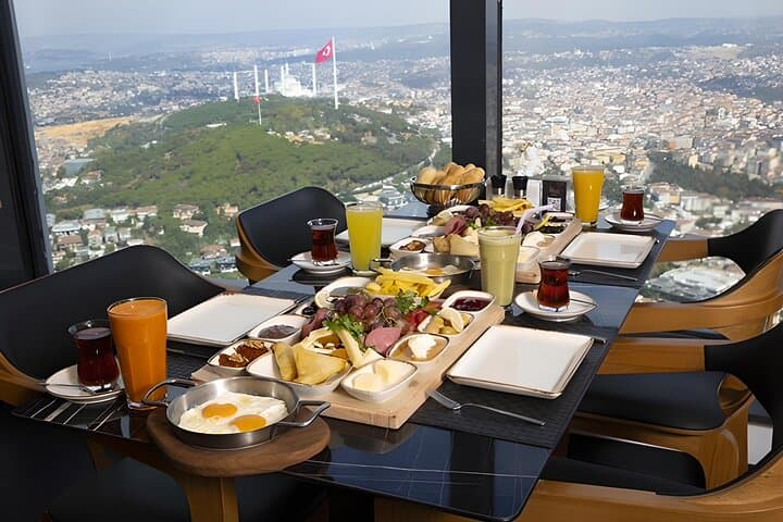 Istanbul Camlica Tower: Private Entry, Transfer & Dine Choices
