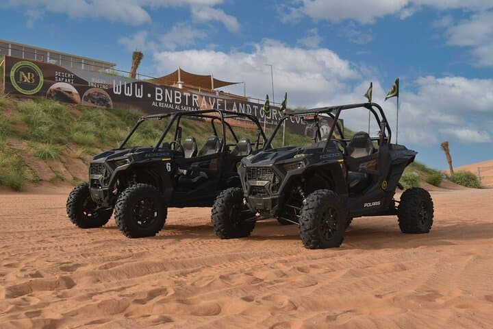 Dubai: Dune Buggy Safari and Camel Ride with Transportation