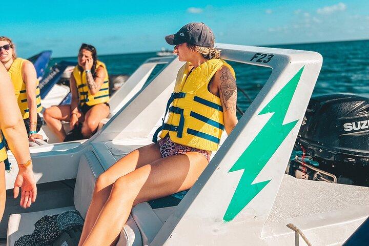 Drive an Speedboat + Mayan Ritual + Food Tasting and More!
