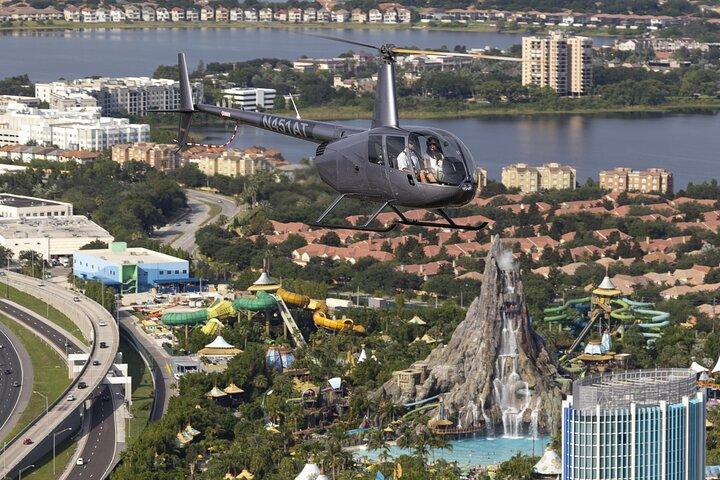 Day Flight 48 Miles Helicopter Tour over Theme Parks & Downtown
