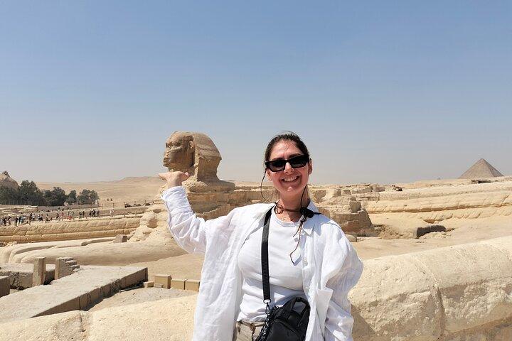 Giza Pyramids and Sphinx with Camel Ride