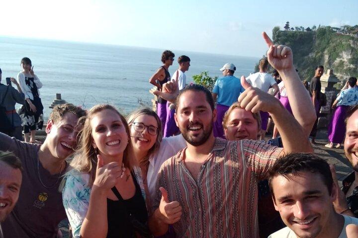 Melasti Beach Uluwatu Kecak Dance South Bali Private Guided Tour