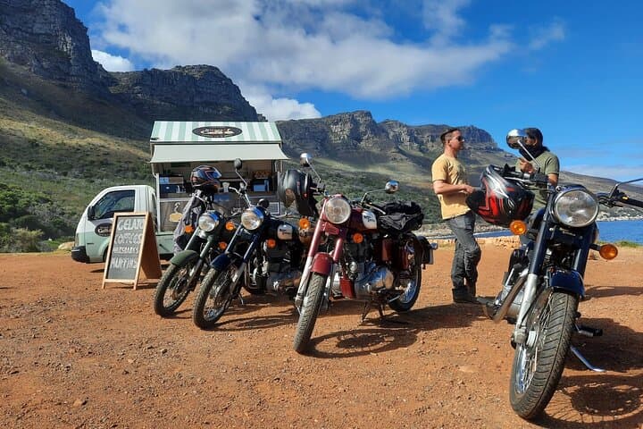 2 Hours Morning Ride on a Classic Royal Enfield in Cape Town
