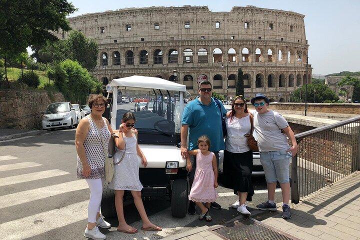 Private Golf Cart Tour in Rome-4 hours