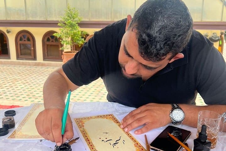 Fez Arabic Calligraphy Workshp With Lunch or Dinner