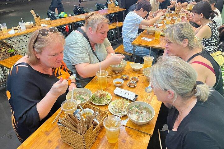 Private Street Food Discovery by Cyclo at Night in Ho Chi Minh