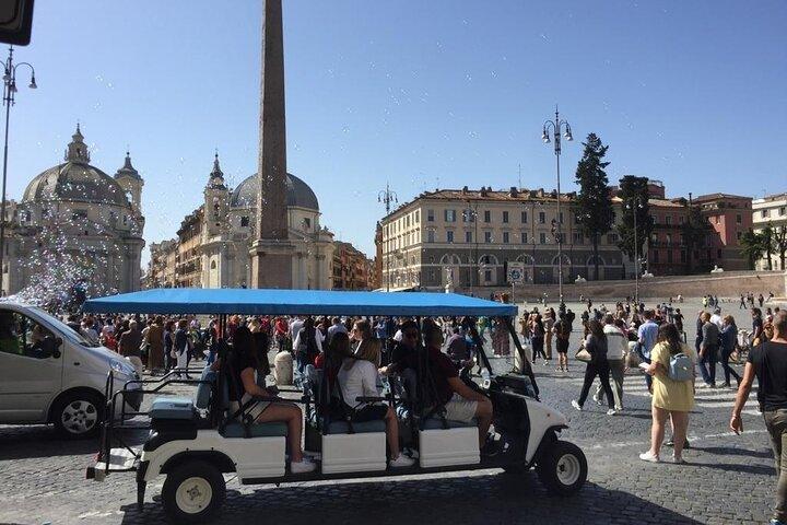 Private Golf Cart Tour in Rome-3 Hours
