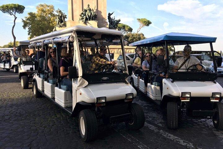 Private Golf Cart Tour in Rome-3 Hours