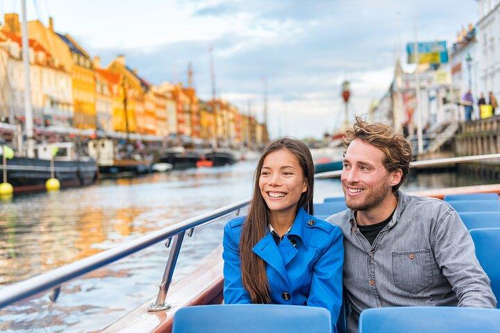 Copenhagen Canal Boat Cruise and City, Nyhavn Walking Tour