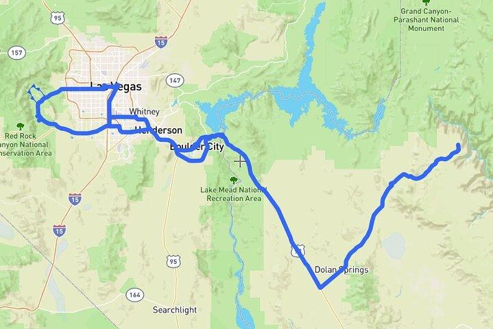 Audio Driving Tour: Grand Canyon West, Hoover Dam Red Rock Canyon