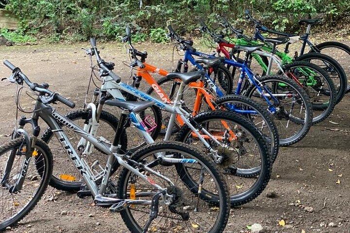 Private Canoeing, Cycling, Coffee and Hiking Tour in lake Duluti.