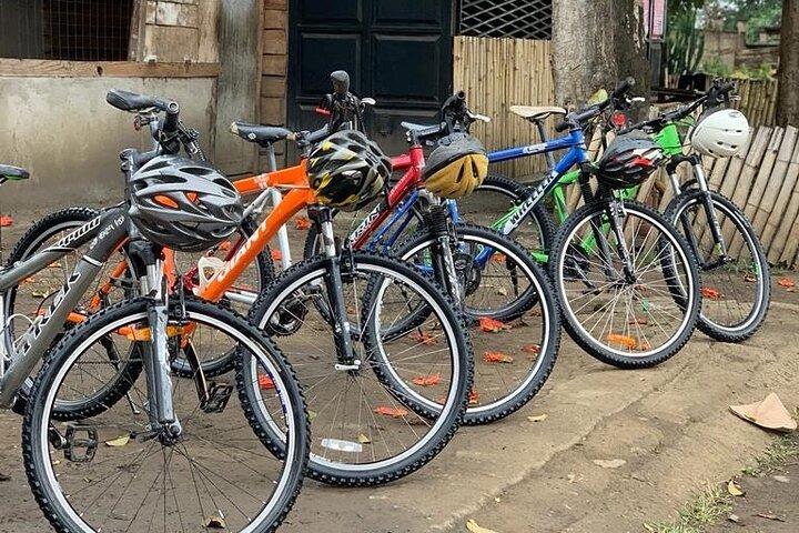 Private Canoeing, Cycling, Coffee and Hiking Tour in lake Duluti.