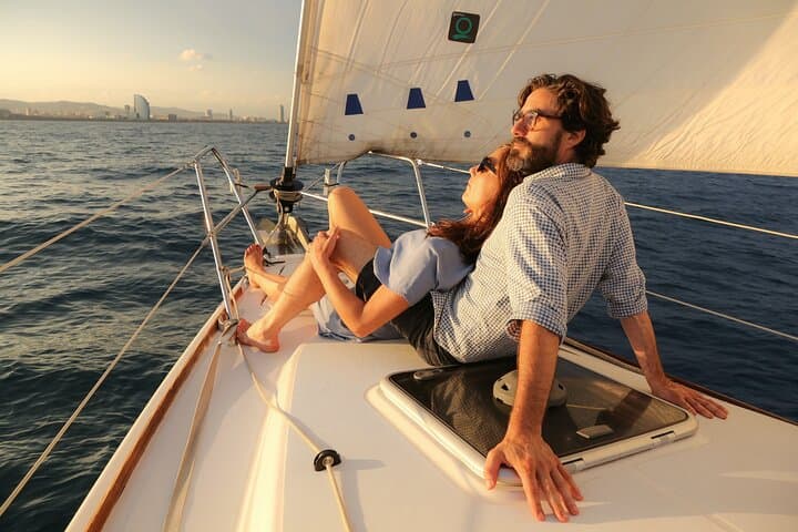 Barcelona Unique Sunset Sailing Experience with Tapas & Open Bar