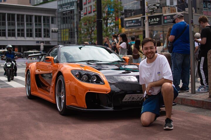 1-Hour Tokyo Tour in Tokyo Drift Mazda RX7