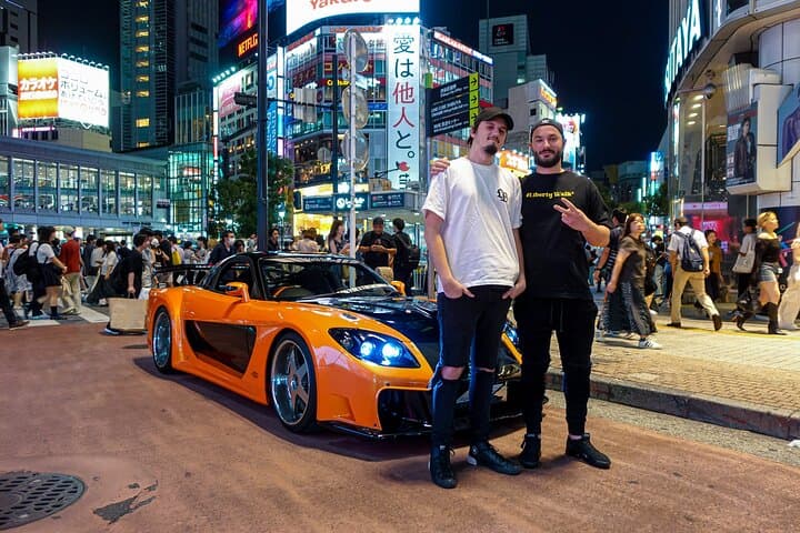 1-Hour Tokyo Tour in Tokyo Drift Mazda RX7