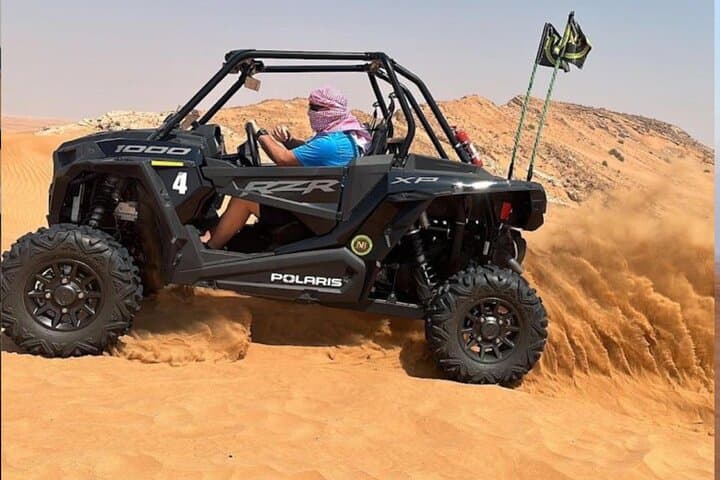 1 Hour Private Self Drive Dune Buggy and Sand boarding in Dubai