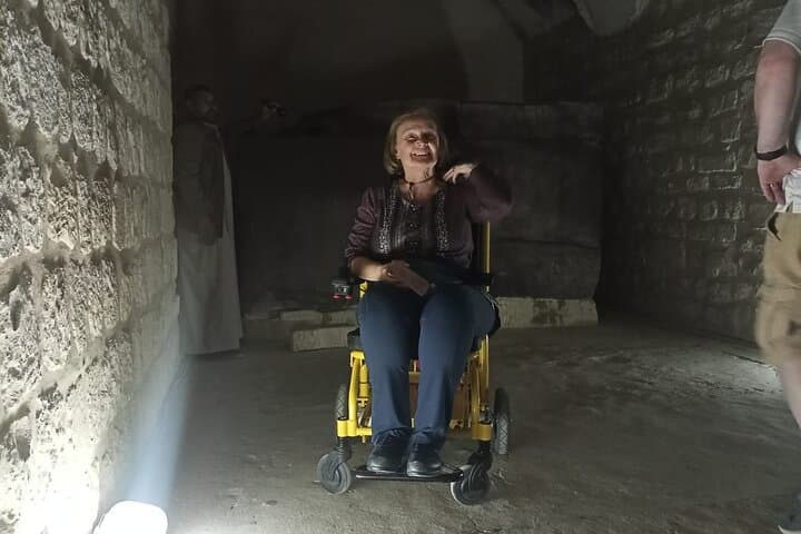 Pyramids Secrets with Wheelchair Accessible Full Day Tour