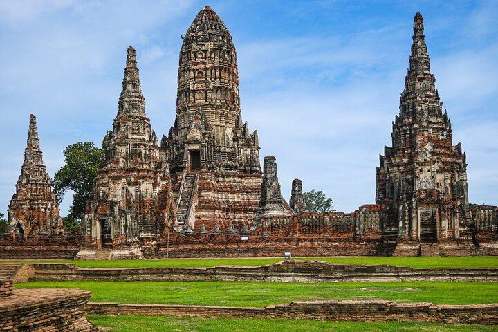 Bangkok: Ayutthaya's Iconic Attractions by Rail, Road and River