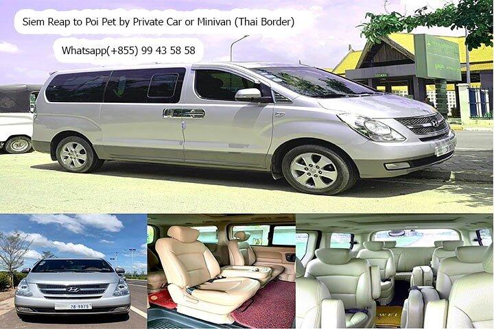 Private Taxi from Siem Reap to Phnom Penh with Speak English