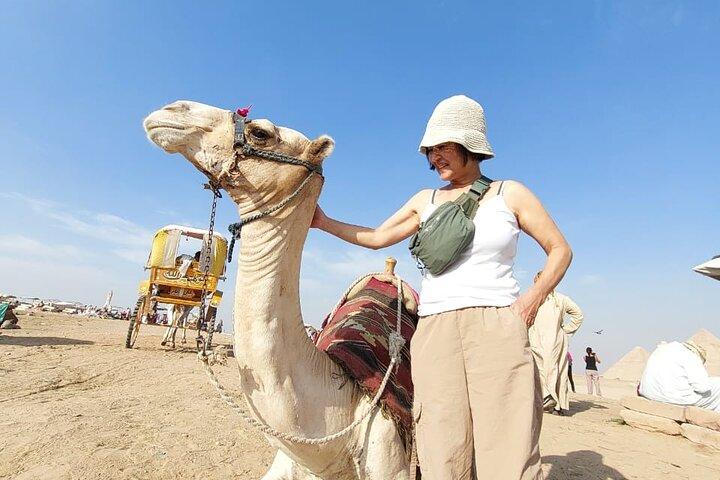 Giza Pyramids From Cairo Airport All Inclusive Private Trip