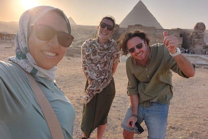 Giza Pyramids From Cairo Airport All Inclusive Private Trip