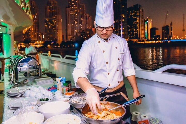 Dubai Lotus Mega Yacht Dinner Cruise