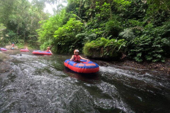 Ubud Tubing Adventure Holy Spring Temple Private Guided Tour