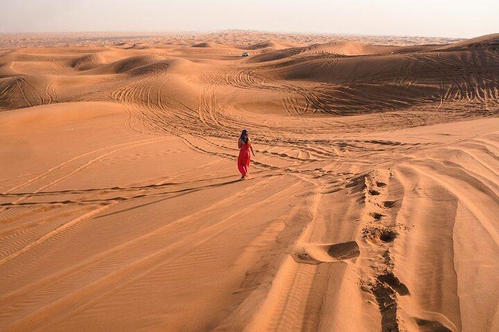 Dubai: Desert Safari, Quad Bike, Camel Ride with VIP Majlis