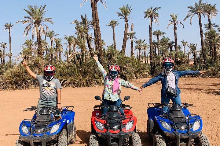 3 Hours Quad Excursion to the palm grove and Jbilat Desert