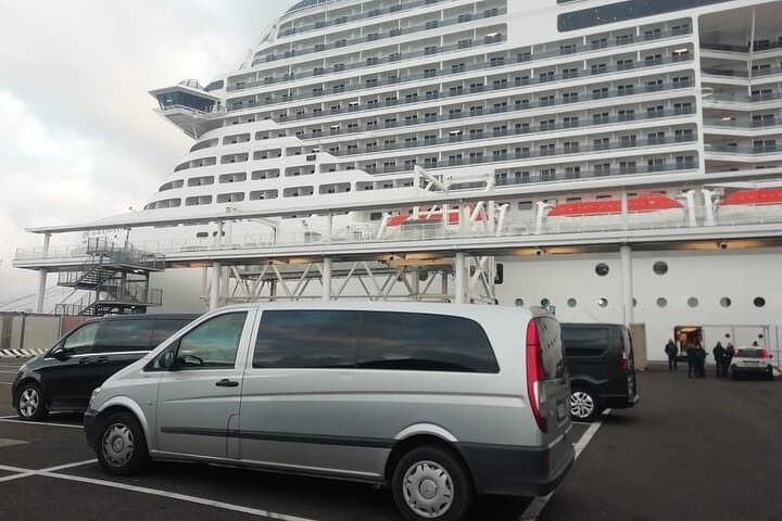 Fco airport from Civitavecchia port