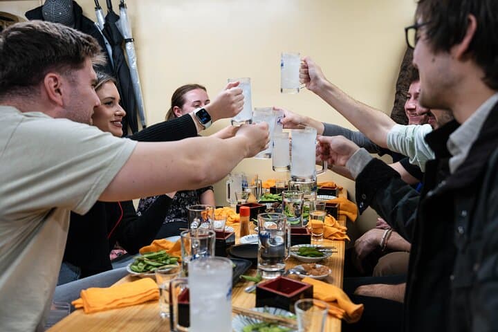 Japanese Food Experience Night Tour in Ueno