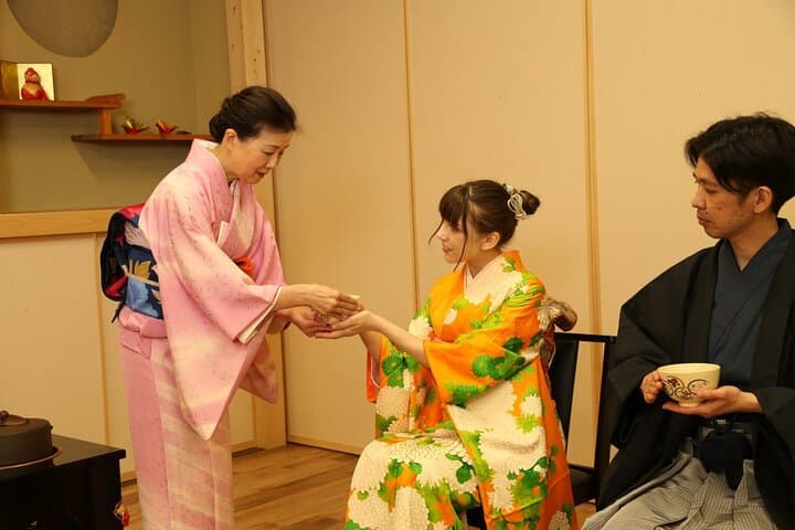 Japanese Traditional Breakfast and Tea Ceremony